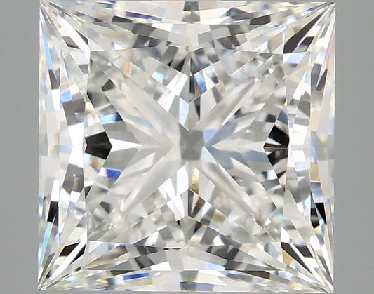Lab-Grown Princess Diamond - 4.87 Carats, E Color, VVS2 Clarity - Certified by IGI - Report Number: LG689519962