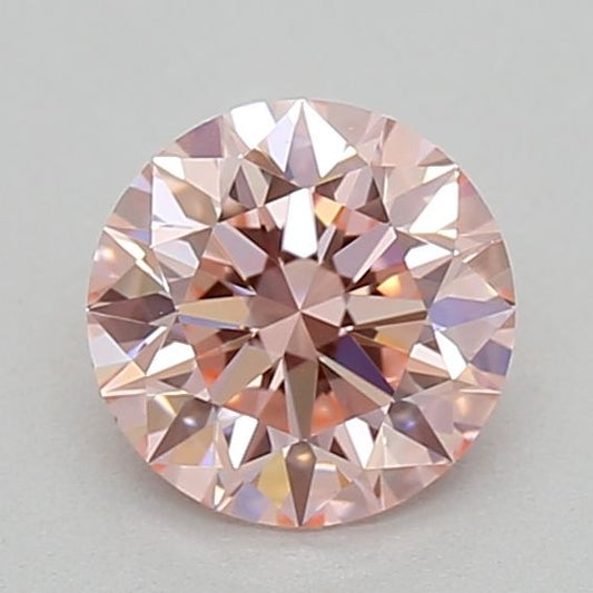Lab-Grown Round Diamond - 0.8 Carats, Fancy Vivid Green Color, VS2 Clarity - Certified by IGI - Report Number: LG653441990