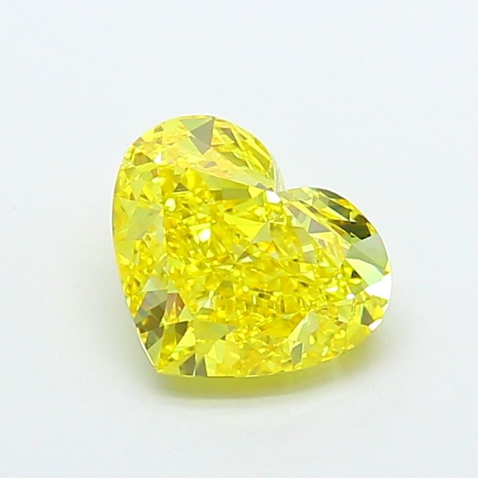 Heart 2.73ct Fancy Vivid Yellow VS1 - Cut • IGI • LG761551876
