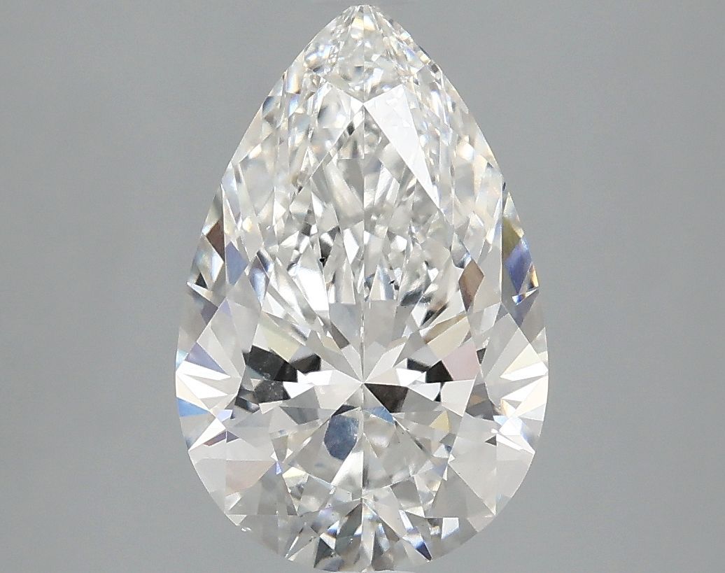Lab-Grown Pear Diamond - 2.51 Carats, F Color, VS2 Clarity - Certified by IGI - Report Number: LG690501946