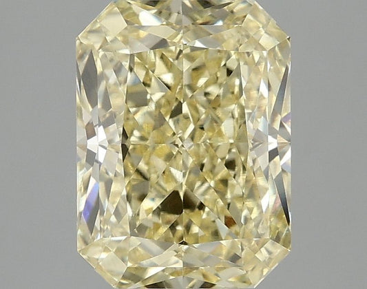 Lab-Grown Radiant Diamond - 3.04 Carats, Fancy Vivid Yellow Color, VVS2 Clarity - Certified by IGI - Report Number: LG687583312