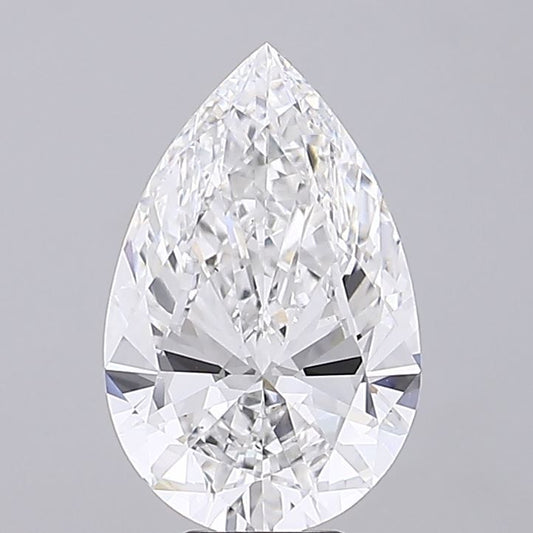 Lab-Grown Pear Diamond - 7.02 Carats, E Color, VS1 Clarity - Certified by IGI - Report Number: LG668424251