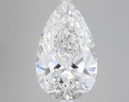 Lab-Grown Pear Diamond - 8.01 Carats, F Color, VS2 Clarity - Certified by IGI - Report Number: LG649456819