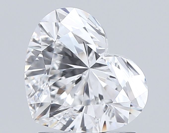 Lab-Grown Heart Diamond - 1.5 Carats, D Color, VS2 Clarity - Certified by IGI - Report Number: LG695519271