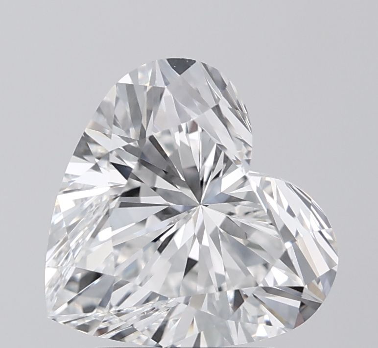 Lab-Grown Heart Diamond - 3.06 Carats, D Color, VVS2 Clarity - Certified by IGI - Report Number: LG713529338