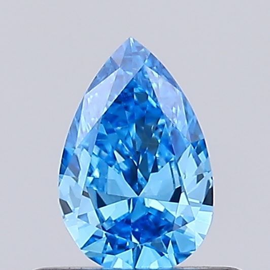 Pear 0.37ct Fancy Vivid Blue VS1 - Cut • NONE • 46693D481C