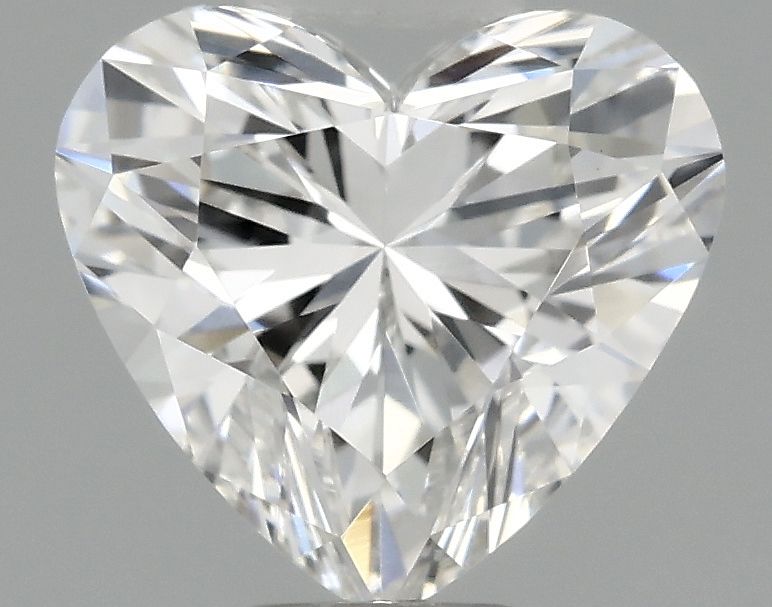 Lab-Grown Heart Diamond - 0.96 Carats, E Color, VVS2 Clarity - Certified by IGI - Report Number: LG712530109