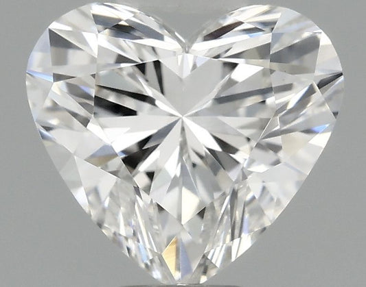 Lab-Grown Heart Diamond - 0.96 Carats, E Color, VVS2 Clarity - Certified by IGI - Report Number: LG712530109
