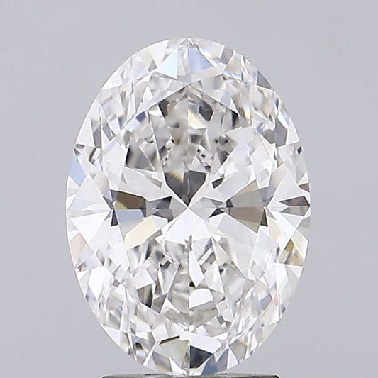 Lab-Grown Oval Diamond - 3.03 Carats, F Color, VVS2 Clarity - Certified by IGI - Report Number: LG680533451