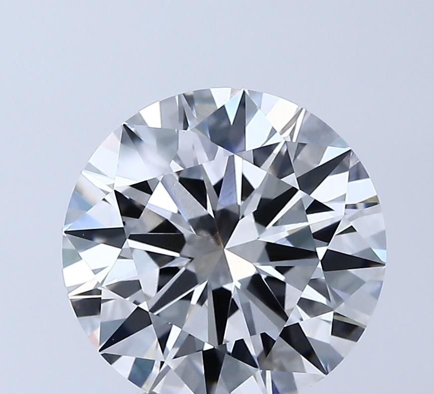 Lab-Grown Round Diamond - 3.5 Carats, F Color, VVS2 Clarity - Certified by IGI - Report Number: LG680504867