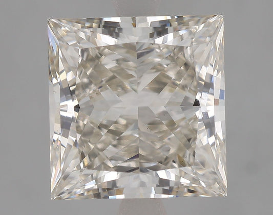 Lab-Grown Princess Diamond - 5.01 Carats, Fancy Vivid Blue Color, VS1 Clarity - Certified by IGI - Report Number: LG644432206