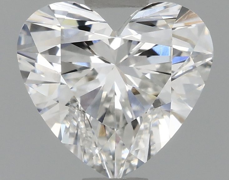 Lab-Grown Heart Diamond - 0.97 Carats, F Color, VVS2 Clarity - Certified by IGI - Report Number: LG686507583