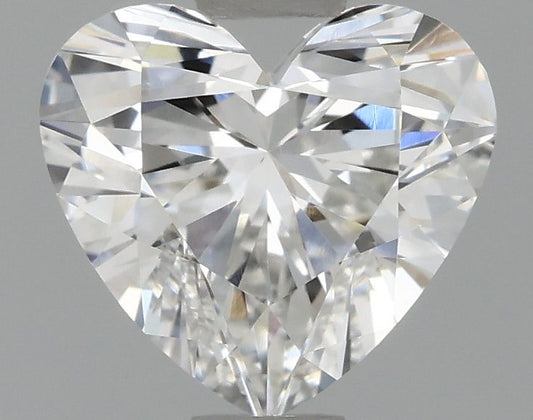 Lab-Grown Heart Diamond - 0.97 Carats, F Color, VVS2 Clarity - Certified by IGI - Report Number: LG686507583