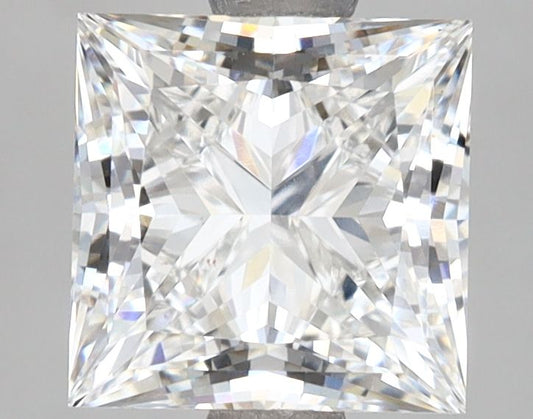 Lab-Grown Princess Diamond - 2.53 Carats, F Color, VVS2 Clarity - Certified by IGI - Report Number: LG650480038