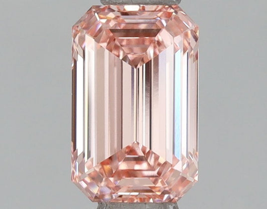 Lab-Grown Emerald Diamond - 1.04 Carats, Fancy Intense Pink Color, VVS2 Clarity - Certified by IGI - Report Number: LG658492404