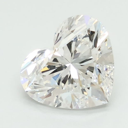 Lab-Grown Heart Diamond - 1.49 Carats, D Color, VS1 Clarity - Certified by IGI - Report Number: LG681516935