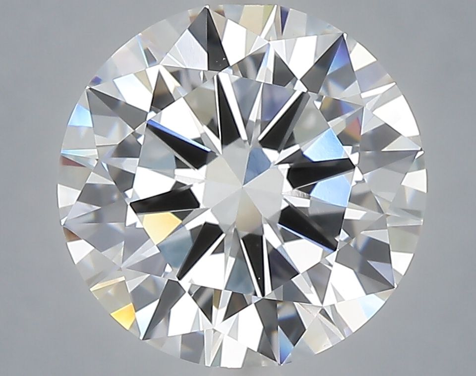 Lab-Grown Round Diamond - 4.02 Carats, E Color, VVS2 Clarity - Certified by IGI - Report Number: LG708585264