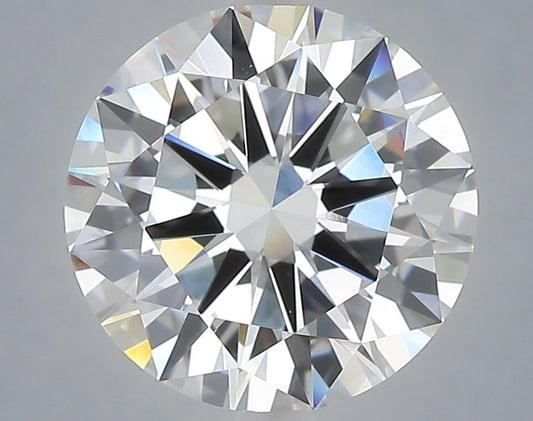 Lab-Grown Round Diamond - 4.02 Carats, E Color, VVS2 Clarity - Certified by IGI - Report Number: LG708585264