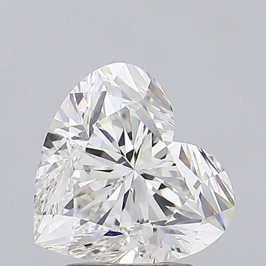 Lab-Grown Heart Diamond - 3.03 Carats, F Color, VVS2 Clarity - Certified by IGI - Report Number: LG692541252