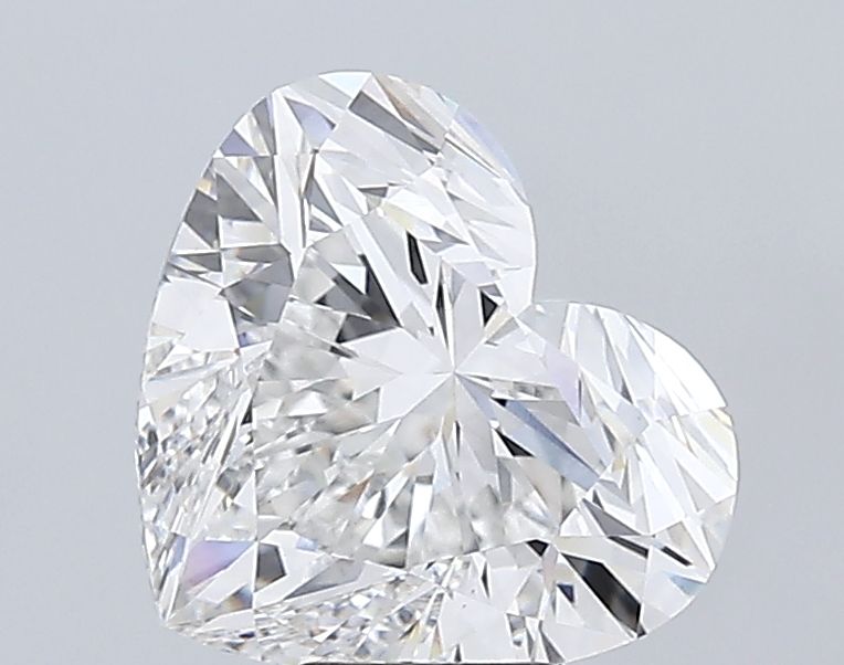 Lab-Grown Heart Diamond - 7.02 Carats, F Color, VS1 Clarity - Certified by IGI - Report Number: LG677558885