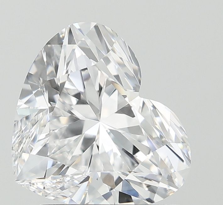 Lab-Grown Heart Diamond - 1.52 Carats, D Color, VVS2 Clarity - Certified by IGI - Report Number: LG652416801