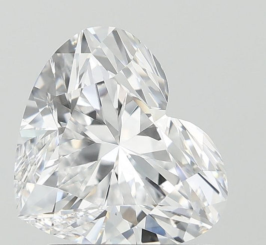 Lab-Grown Heart Diamond - 1.52 Carats, D Color, VVS2 Clarity - Certified by IGI - Report Number: LG652416801