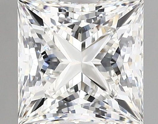 Lab-Grown Princess Diamond - 2.46 Carats, F Color, VVS2 Clarity - Certified by IGI - Report Number: LG691507372