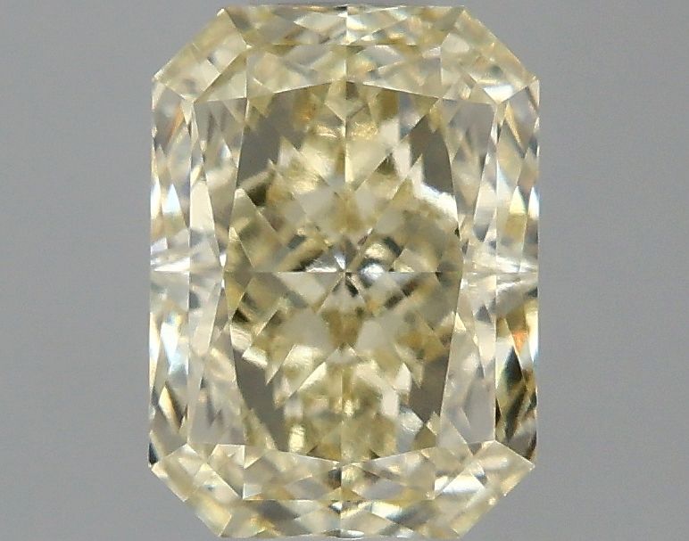 Lab-Grown Radiant Diamond - 1.02 Carats, Fancy Yellow Color, VVS2 Clarity - Certified by IGI - Report Number: LG644400305