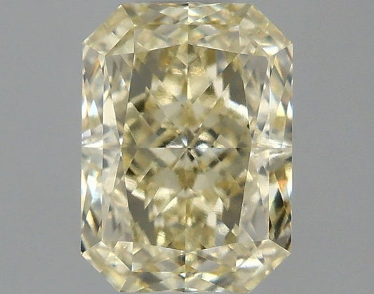Lab-Grown Radiant Diamond - 1.02 Carats, Fancy Yellow Color, VVS2 Clarity - Certified by IGI - Report Number: LG644400305