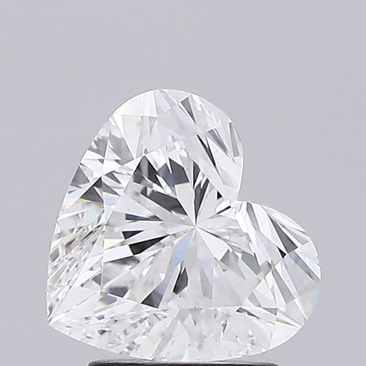 Lab-Grown Heart Diamond - 2.51 Carats, F Color, VVS2 Clarity - Certified by IGI - Report Number: LG710544451