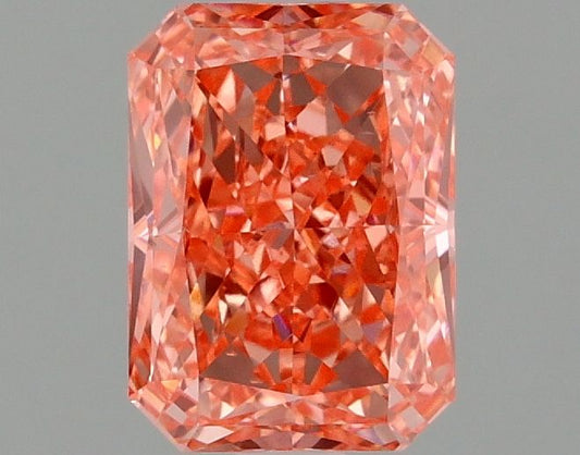 Lab-Grown Radiant Diamond - 1.51 Carats, Fancy Vivid Pink Color, VS2 Clarity - Certified by IGI - Report Number: LG668470215