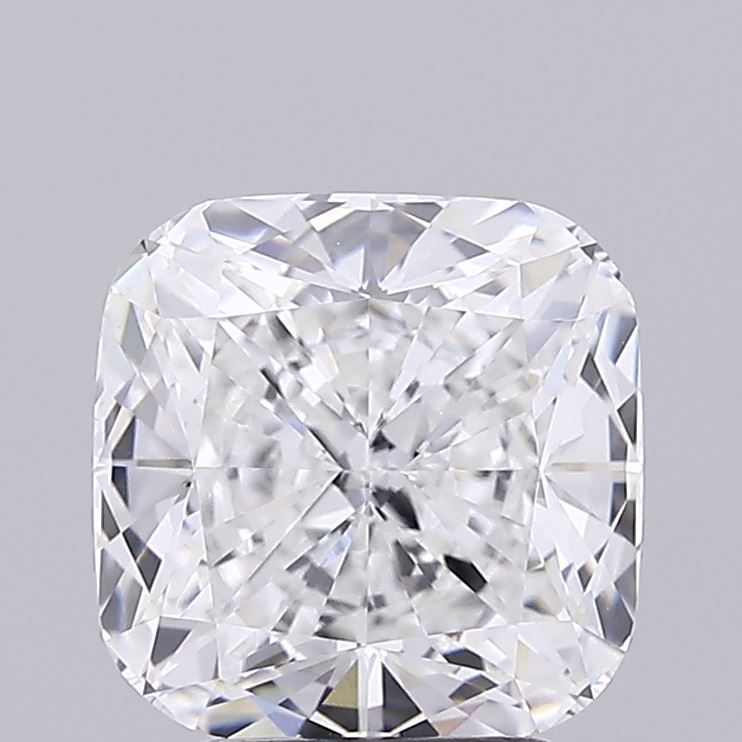 Lab-Grown Cushion Diamond - 3.51 Carats, E Color, VVS2 Clarity - Certified by IGI - Report Number: LG654460418