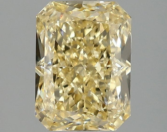 Lab-Grown Radiant Diamond - 2.05 Carats, Fancy Intense Yellow Color, VVS2 Clarity - Certified by IGI - Report Number: LG671469275
