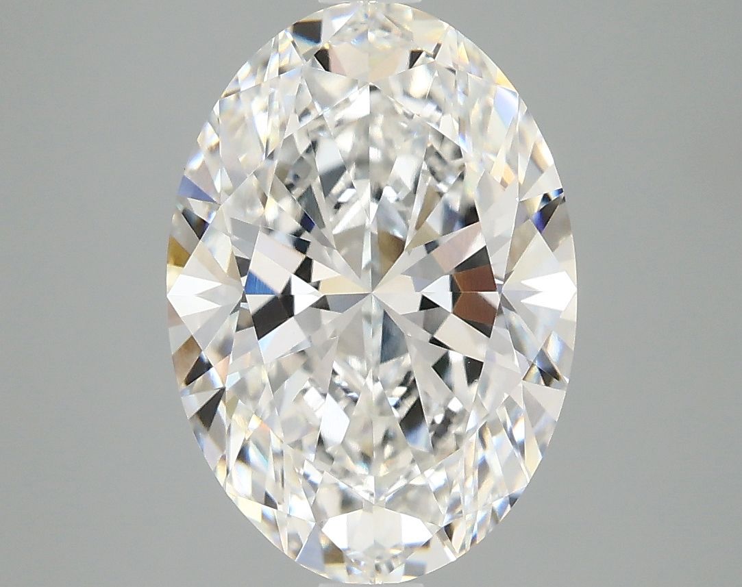 Lab-Grown Oval Diamond - 4.02 Carats, F Color, VVS2 Clarity - Certified by IGI - Report Number: LG689554833