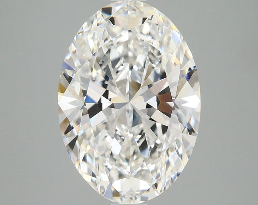 Lab-Grown Oval Diamond - 4.02 Carats, F Color, VVS2 Clarity - Certified by IGI - Report Number: LG689554833