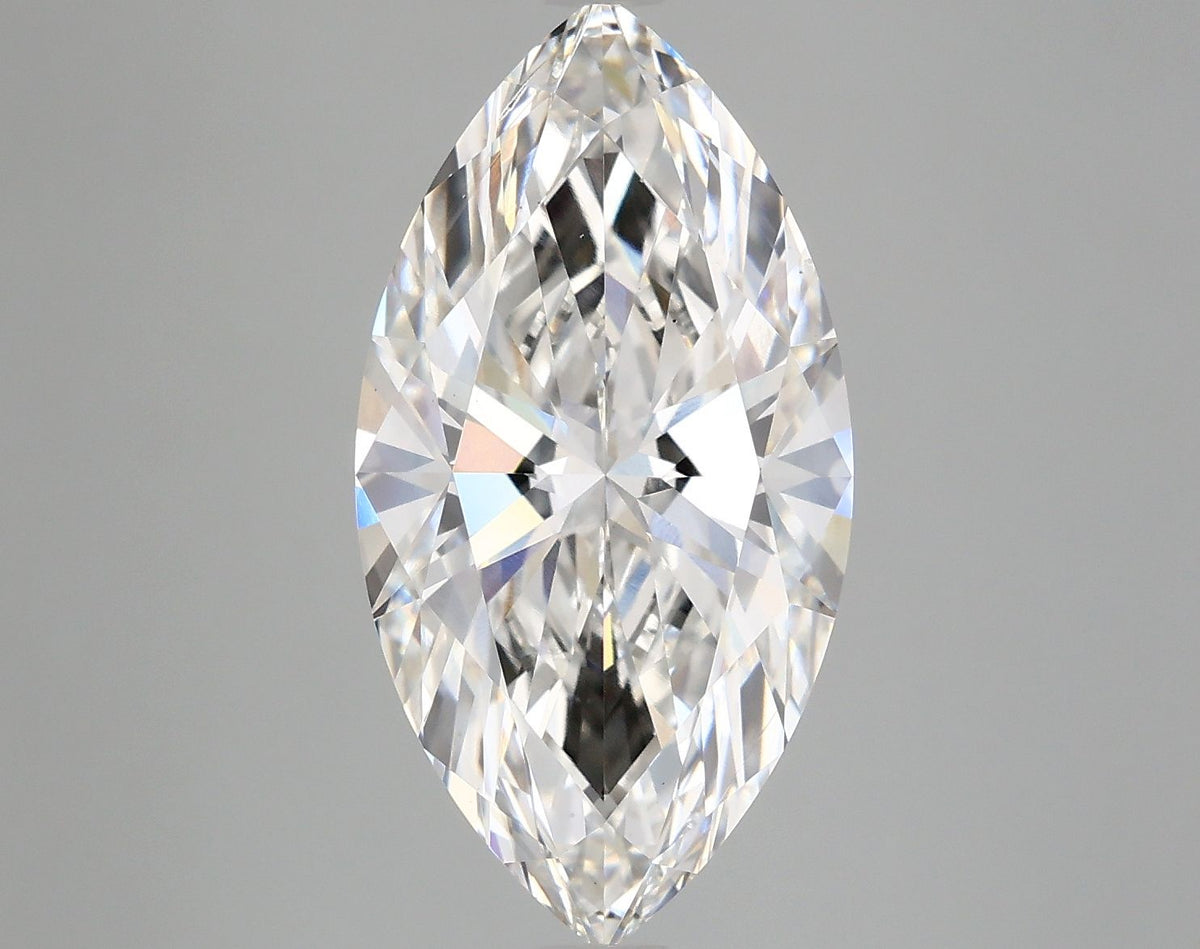 Lab-Grown Marquise Diamond - 5.03 Carats, F Color, VS2 Clarity - Certified by IGI - Report Number: LG680548474