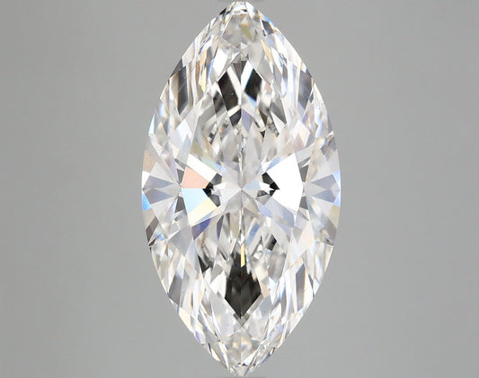 Lab-Grown Marquise Diamond - 5.03 Carats, F Color, VS2 Clarity - Certified by IGI - Report Number: LG680548474