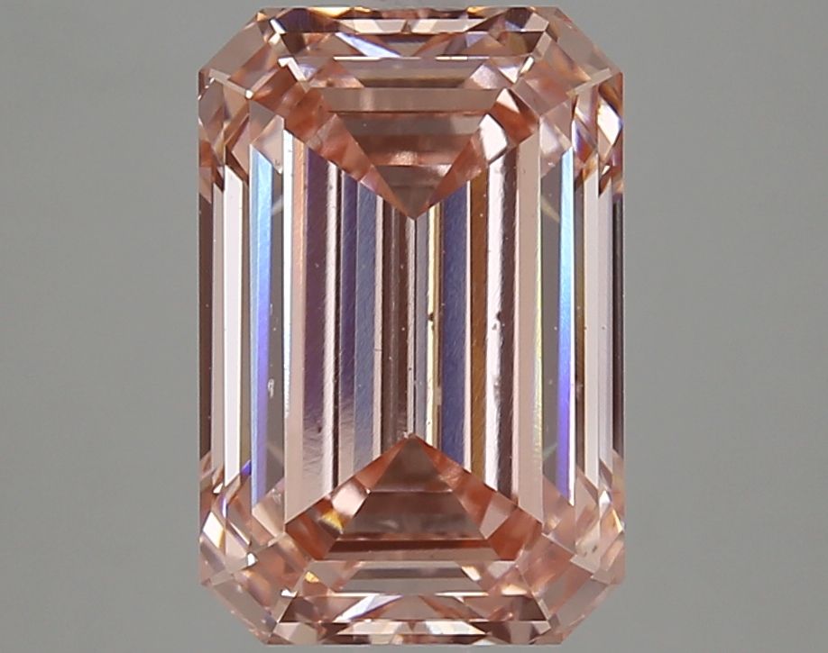 Lab-Grown Emerald Diamond - 4.79 Carats, Fancy Intense Pink Color, VS2 Clarity - Certified by IGI - Report Number: LG633483286