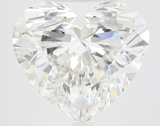 Lab-Grown Heart Diamond - 8.09 Carats, E Color, VVS2 Clarity - Certified by IGI - Report Number: LG657467590