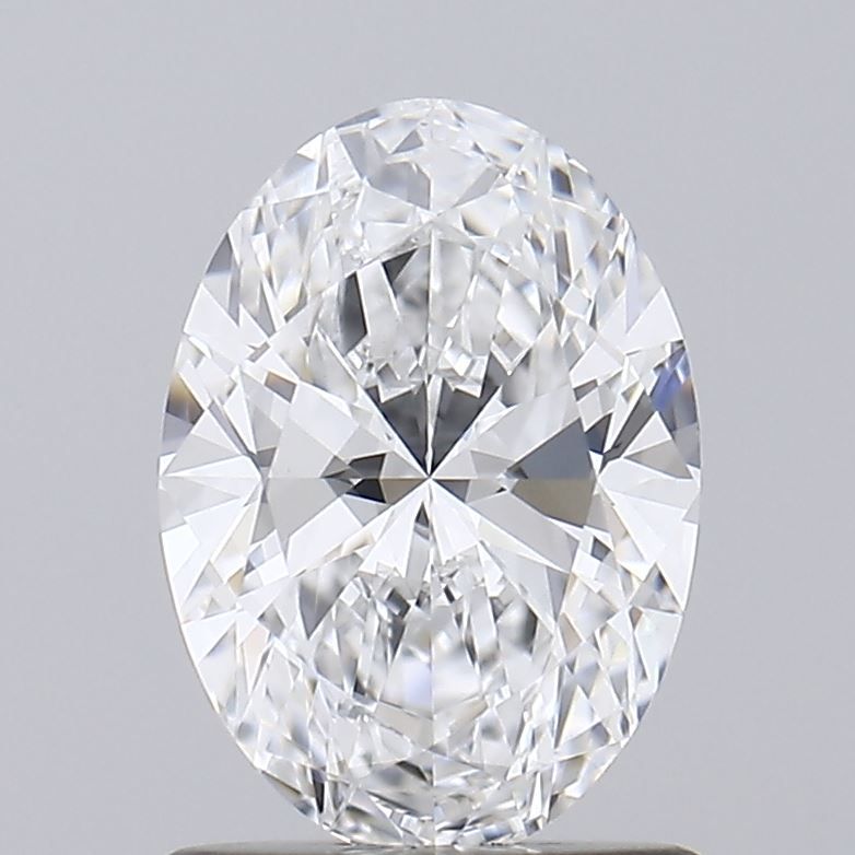 Lab-Grown Oval Diamond - 0.98 Carats, D Color, VVS2 Clarity - Certified by IGI - Report Number: LG618414218