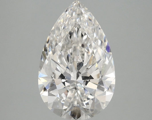 Lab-Grown Pear Diamond - 3.04 Carats, F Color, VS2 Clarity - Certified by IGI - Report Number: LG689579791