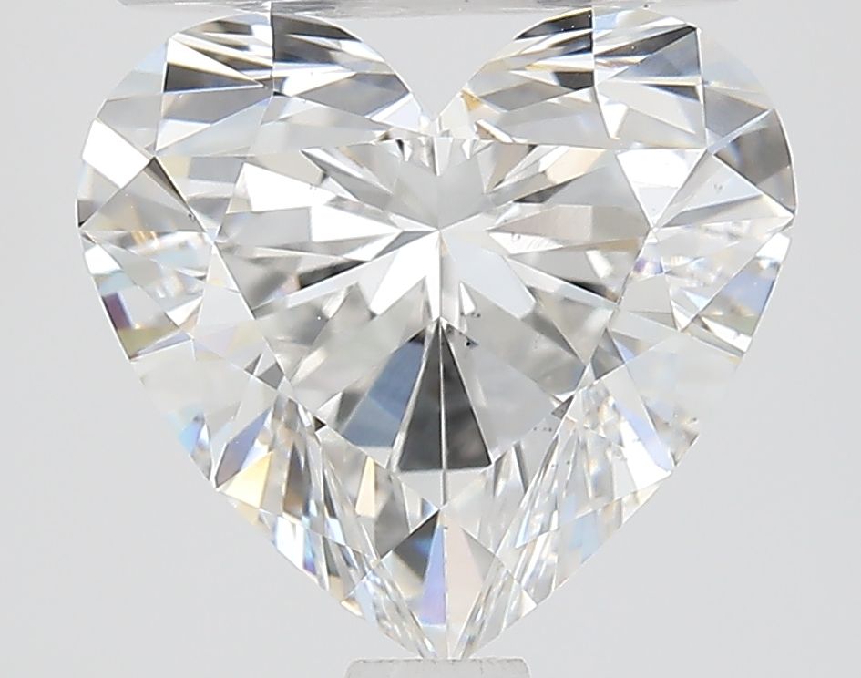 Lab-Grown Heart Diamond - 2.01 Carats, F Color, VS2 Clarity - Certified by IGI - Report Number: LG681596315