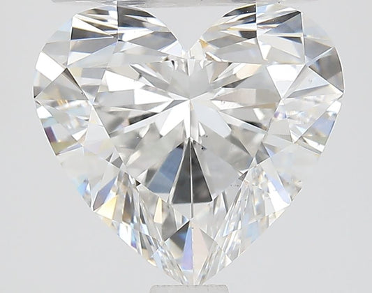 Lab-Grown Heart Diamond - 2.01 Carats, F Color, VS2 Clarity - Certified by IGI - Report Number: LG681596315