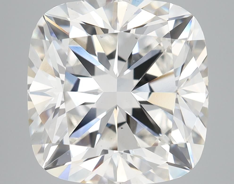 Lab-Grown Cushion Diamond - 6.16 Carats, F Color, VS1 Clarity - Certified by IGI - Report Number: LG595395225