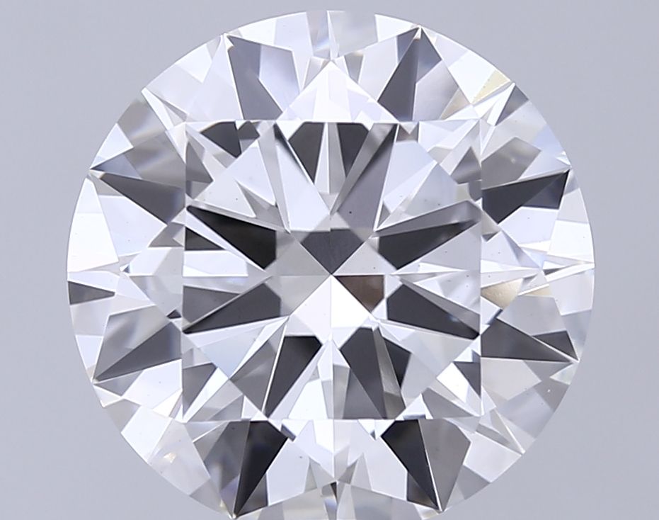 Lab-Grown Round Diamond - 8.03 Carats, F Color, VS1 Clarity - Certified by IGI - Report Number: LG690511464