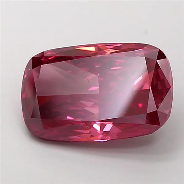6.02ct Cushion modified Lab Grown Diamond (Colour Fancy Deep Pink, Clarity VS2, IGI Certified)
