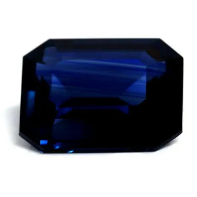 6.05ct Emerald Natural Sapphire (Colour Blue, Clarity Slightly Included, Cut Faceted)