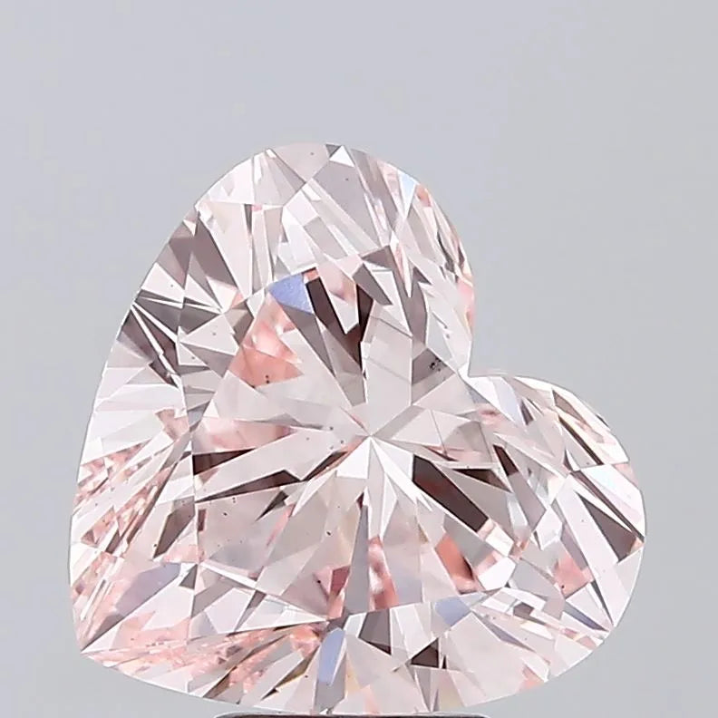 6.09ct Heart Lab Grown Diamond (Colour Fancy Intense Pink, Clarity VS2, IGI Certified)