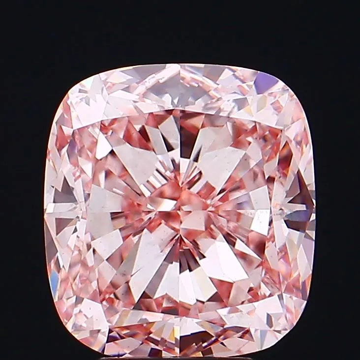 6.13ct Cushion brilliant Lab Grown Diamond (Colour Fancy Intense Pink, Clarity VS2, IGI Certified)