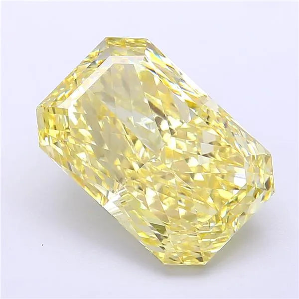 6.57ct Radiant Lab Grown Diamond (Colour Fancy Intense Yellow, Clarity VVS2, IGI Certified)